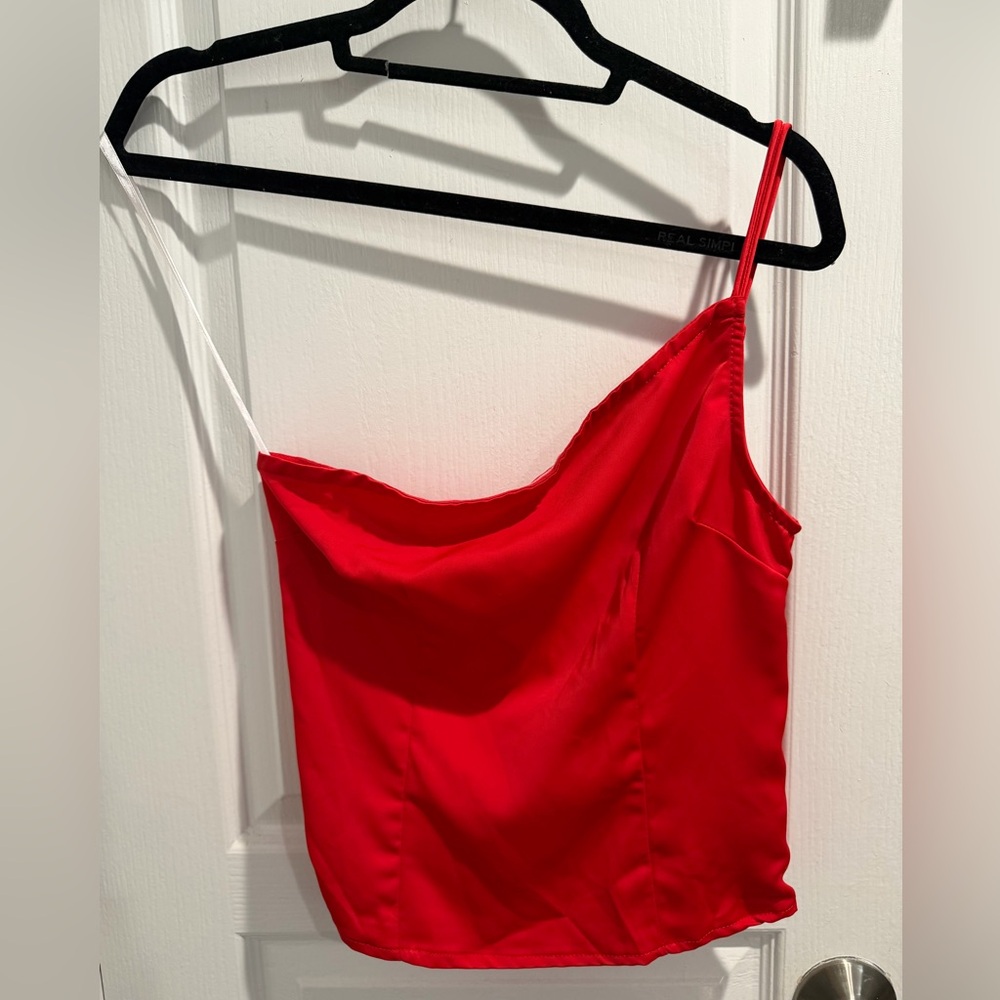 by the way. Red Camisole Top